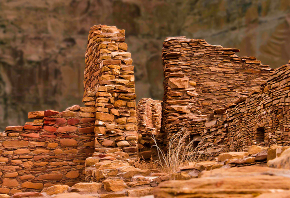 Casa Bonito Ruins at Chaco Canyon